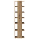 vidaXL Armoires à chaussures 2 Pièces chêne artisanal bois d'ingénierie