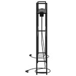 vidaXL Tête de lit de rangement Chêne noir 150 cm Bois d'ingénierie