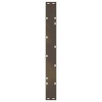 vidaXL Table à manger marron clair bois de chêne massif rectangulaire