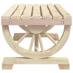 vidaXL Table basse de jardin 90x50x40 cm bois de sapin massif