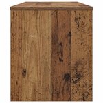 vidaXL Meuble TV Bois ancien 100 x 35 x 40 cm Bois d'ingénierie