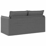 vidaXL Canapé Gris foncé 156 x 82 x 85 cm tissu