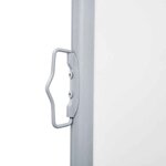 vidaXL Auvent latéral rétractable Crème 140 x 1000 cm