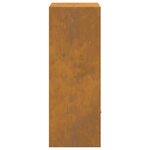 vidaXL Boîte de dépôt de colis Rouillé 41 x 38 x 103 cm