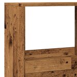 vidaXL Cloison de séparation vieux bois 100x33x155 5cm bois ingénierie