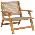 vidaXL Mobilier de jardin 2 Pièces Beige 67 x 78 x 73cm
