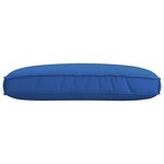 vidaXL Coussin pour assise de palette Bleu royal 120 x 80 x 12 cm