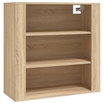 vidaXL Buffet haut Chêne sonoma Bois d'ingénierie