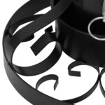 vidaXL Support de sapin de Noël Noir 29x29x15 5 cm