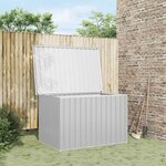 vidaXL Boîte de rangement de jardin Gris 149x99x93 cm