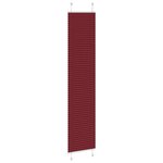 vidaXL Store plissé rouge bordeaux 45x200 cm largeur du tissu 44 4 cm