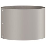 vidaXL Pots de jardin 5 Pièces Marron 30 x 30 x 20 cm Acier cuivré