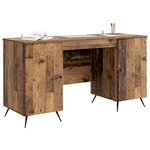 vidaXL Bureau Bois ancien 142 5 x 50 x 75 cm Bois d'ingénierie