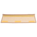 vidaXL Tapis d'escalier auto-adhésifs 15 Pièces Marron clair 65x21x4 cm