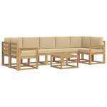 vidaXL Ensemble de canapés d'extérieur 6 pc
