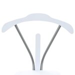 vidaXL Valet de chambre 45 x 35 x 107 cm Blanc