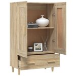 vidaXL Buffet haut Chêne sonoma 70x31x115 cm Bois d'ingénierie