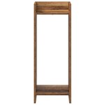 vidaXL Support de Plante Bois ancien 30 x 30 x 80 cm Bois d'ingénierie