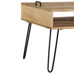 vidaXL Meuble TV Bois de manguier massif 110 x 35 x 45 cm