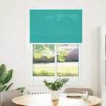 vidaXL Store plissé vert pétrole 85x150 cm largeur du tissu 84 4 cm