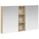 vidaXL Ensemble de Meubles de Salle de Bain 3 Pièces 100 x 10 5 x 60 5 cm