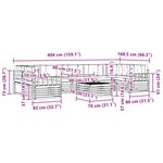 vidaXL Ensemble de canapés d'extérieur 8 pc Blanc et Beige