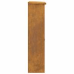 vidaXL Boîte de dépôt de colis avec porte Rouillé 44 5 x 29 x 110 5 cm