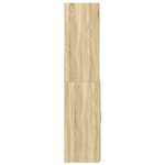 vidaXL Buffet haut chêne sonoma 80x42 5x185 cm bois d'ingénierie