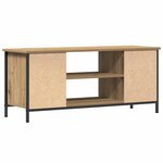 vidaXL Meuble TV Chêne artisanal 102 x 35 x 45 cm Bois d'ingénierie