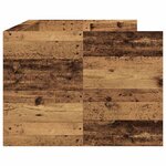 vidaXL Lit d'appoint Bois Ancien 90 x 190 cm Bois d'ingénierie