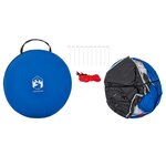 vidaXL Tente de plage 2 personnes bleu azuré escamotable imperméable