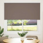 vidaXL Store enrouleur occultant café 155x130cm largeur du tissu