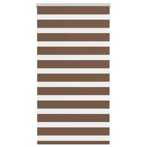 vidaXL Store zèbre marron 80x100 cm largeur du tissu 75 9 cm polyester