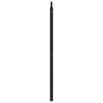 vidaXL Tête de lit métal noir 120 cm