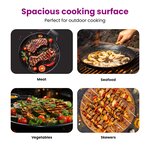 Grille de barbecue vidaXL Rectangulaire 40x35 cm Acier inoxydable 304