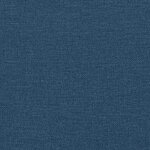 vidaXL Canapé 2 places avec méridienne en L bleu 125 cm tissu