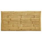 vidaXL Ensemble de bistro pliante 5 Pièces et coussins blanc crème bambou