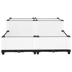 vidaXL Lit surélevé 80x80x38 cm Polypropylène