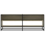 vidaXL Meuble TV chêne sonoma 120 5x40x46cm bois d'ingénierie et métal