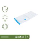 Pack and Move - Lot 8 Housses Rangement Sous Vide - Taille S 50 x 70 cm - Sac de Compression - Vêtements  Pull Hiver - Petit Format - Fermeture Zip