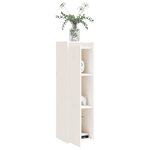 vidaXL Armoire murale Blanc 30x30x100 cm Bois de pin massif
