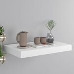vidaXL Étagère murale flottante blanc 40x23x3 8 cm MDF
