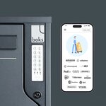 Boîte aux lettres et colis 2-en-1 connectée Boks One (RAL 9010)