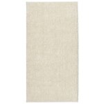 vidaXL Tapis ISTAN à poils longs aspect brillant crème 80x150 cm