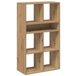 vidaXL Bibliothèque chêne artisanal 66x31x112 cm bois d'ingénierie
