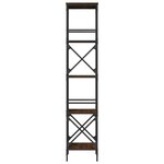 vidaXL Bibliothèque à 5 niveaux chêne marron 59x35x171 cm