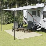 vidaXL Tapis de sol de camping crème 3x2 5 m