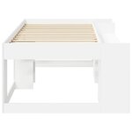 vidaXL Cadre de lit pour enfants avec rangement Blanc 80 x 200 cm