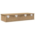 vidaXL Étagère murale avec tiroirs chêne artisanal bois d'ingénierie