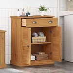 vidaXL Cabinet de salle de bain VIGO marron miel 67.5 x 34 x 80 cm